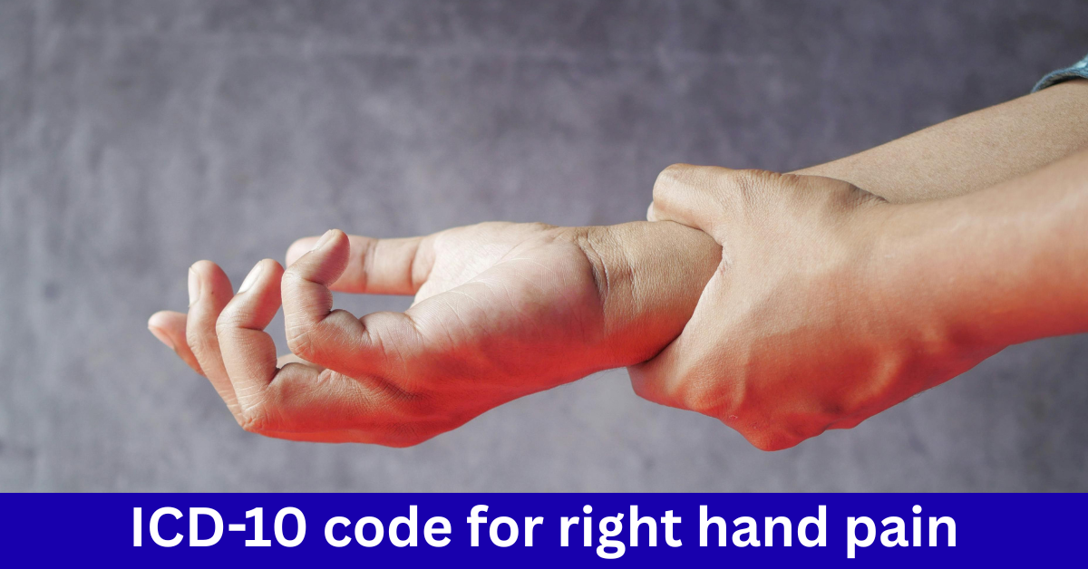ICD-10 code for right hand pain