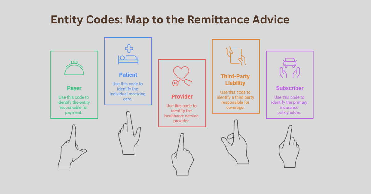 what is entity code in medical billing